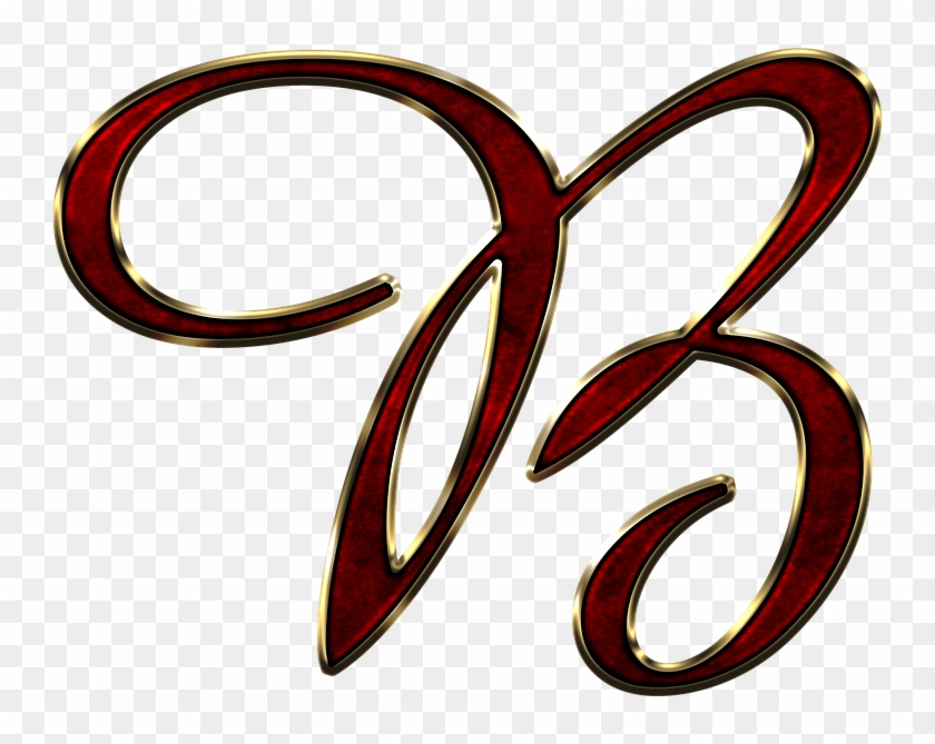 Alphabet Letter Initial Background Scrapbooking B - Letter B Transparent Background Clipart