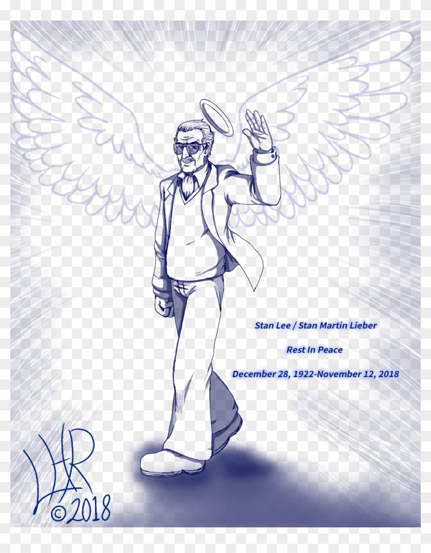 Bloonart's Silence Dream Rest In Peace, Stan, And Thank - Illustration Clipart