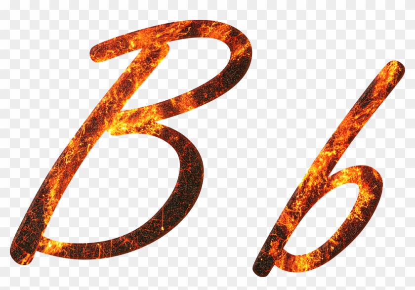 Letter B Fire Embers Lava Font Write Type Fonts - B Letter Fire Png Clipart