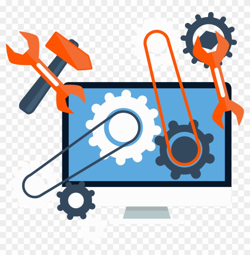 Simple Technology Clipart 3 - Web Maintenance - Png Download #5751927