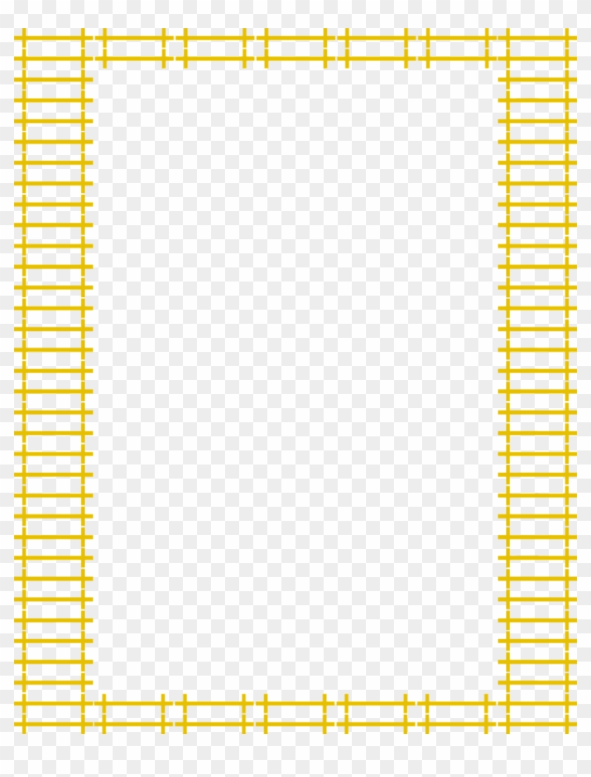 Yellow Border Frame Png Transparent Image - Transparent Border Frame Png Clipart