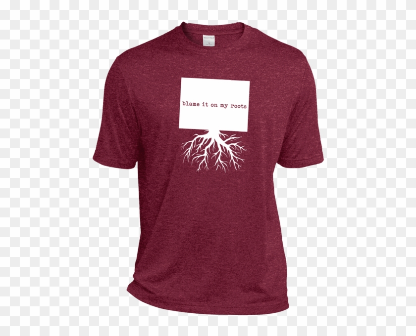 Wyoming Heather Dri Fit Moisture Wicking T Shirt - Active Shirt Clipart #5752000