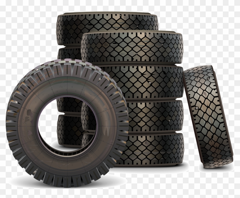 Car Tire Png Transparent Image - Old Tyre Clipart #5752267