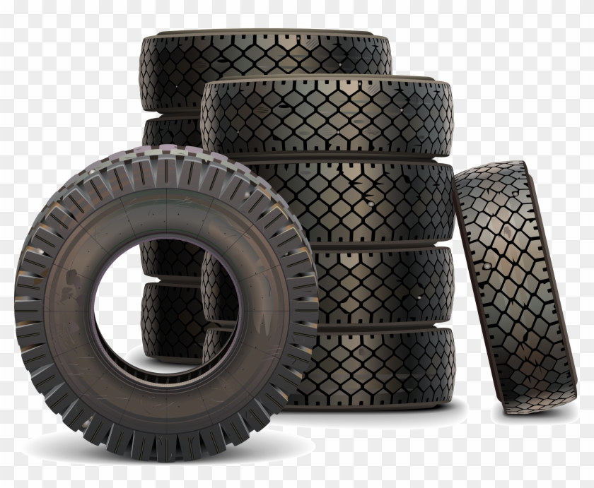 Car Tire Png Transparent Image - Old Tyre Clipart