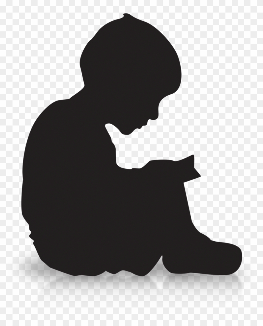 Great Post-bac Research Fellowship With The Yale Child - Boy Sitting Down Silhouette Clipart #5752666