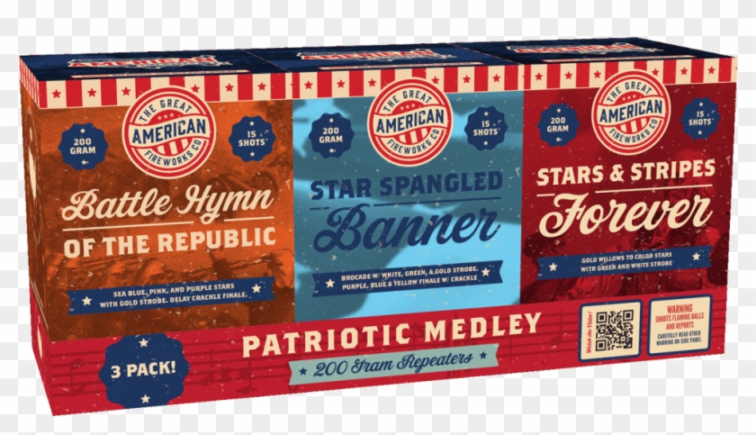 Patriotic Medley - Label Clipart