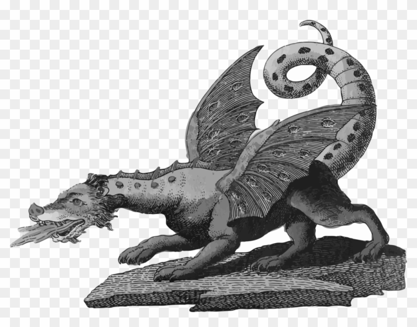 Legendary Creature Dragons In Greek Mythology Dragons - Friedrich Johann Justin Bertuch Clipart