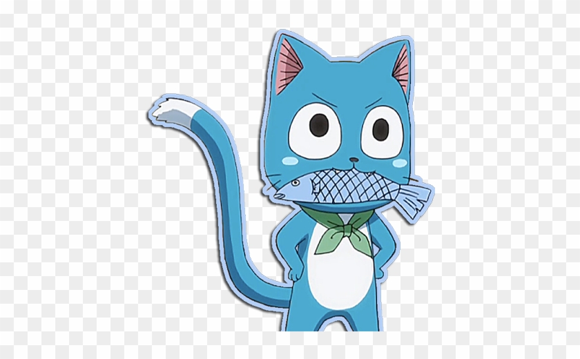At First For This I Was A Little Conflicted - Fairy Tail Happy Fish Clipart