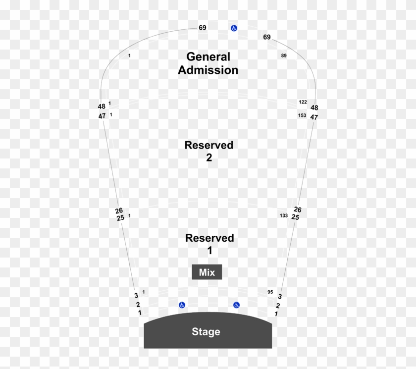 Red Rocks Amphitheatre General Admission Row 1 Clipart #5754032