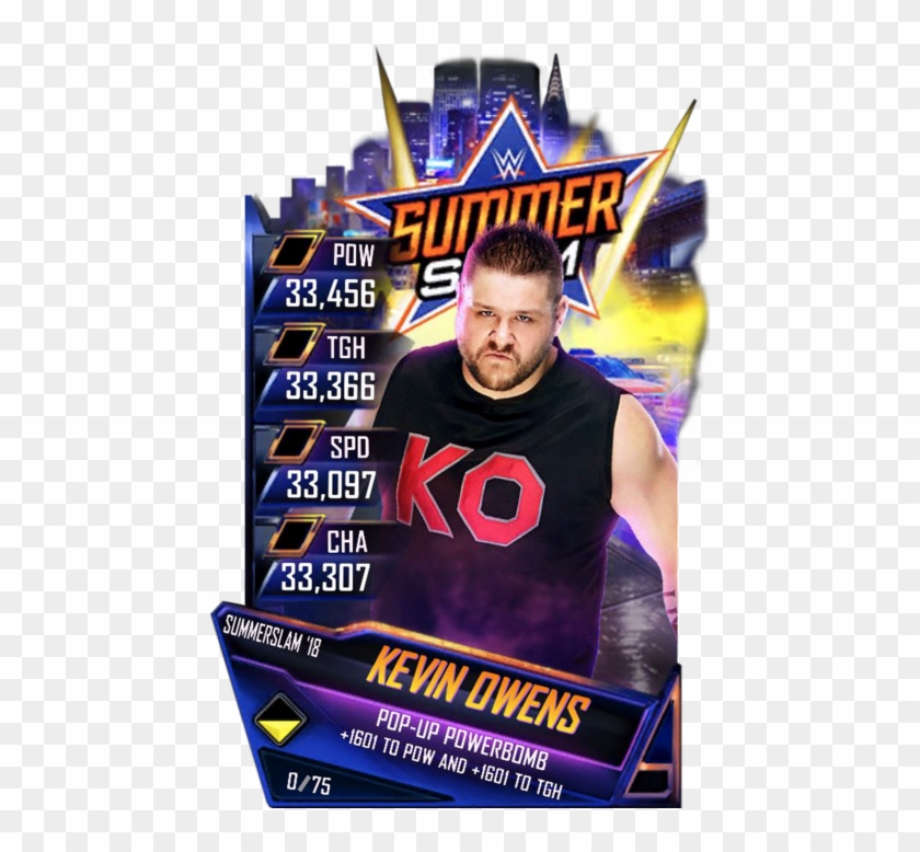 Kevinowens S4 21 Summerslam18 - Wwe Supercard Alexa Bliss Clipart #5754229