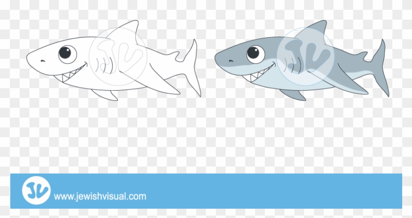 Illustration , Png Download - Great White Shark Clipart