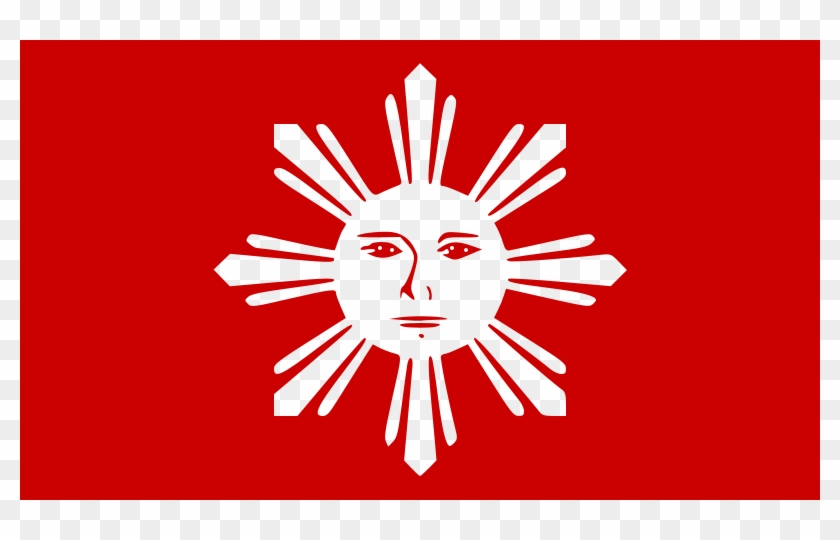 Philippines Flag 1st Official - Revolution Of Philippine Flag Clipart #5754790