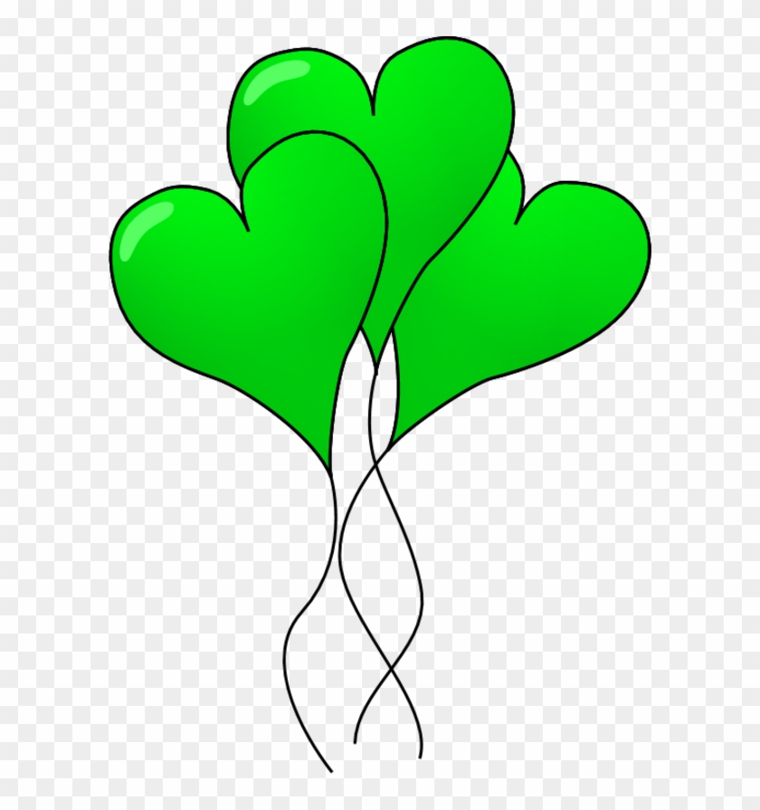 Hearts As Balloons - Valentines Day Heart Balloons Clipart #5754792