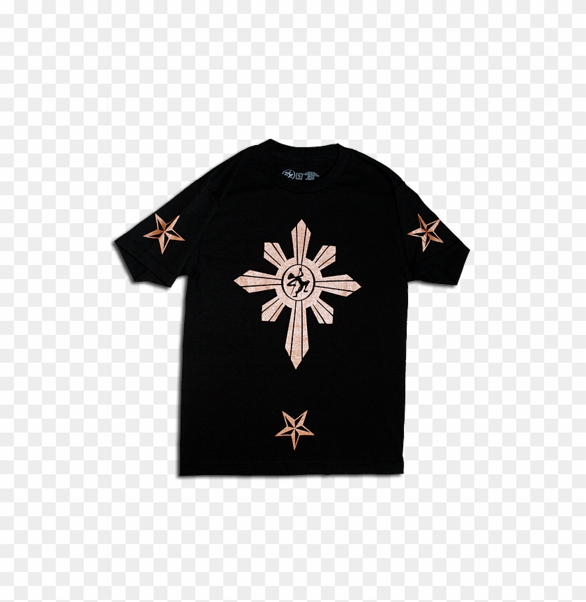 New Sun & Stars By Taglish Tees Sun And Stars, Filipino - 3 Star And A Sun T Shirt Design Clipart