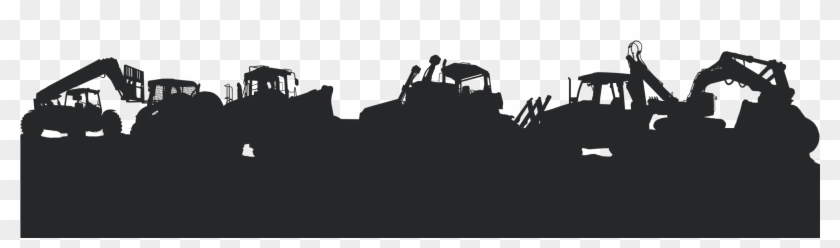 Construction Vector Landscape - Silhouette Heavy Equipment Png Clipart #5755235