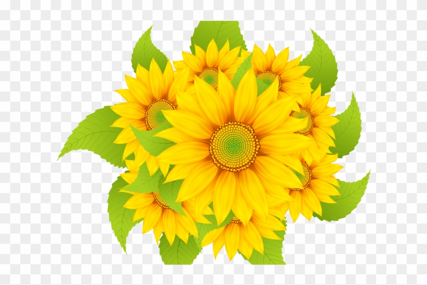 Shape Clipart Yellow Flower - Portable Network Graphics - Png Download #5755378