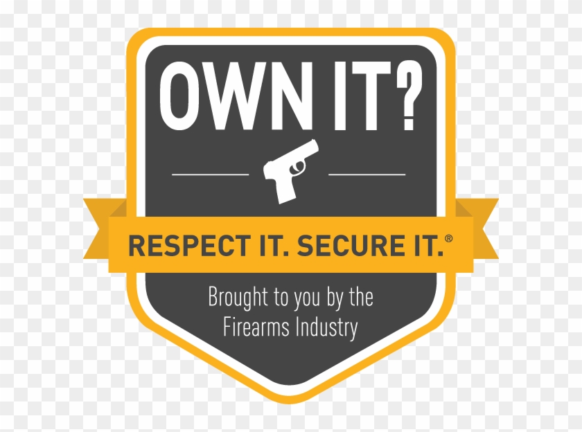 Own It Respect It - Child Safety Firearms Clipart