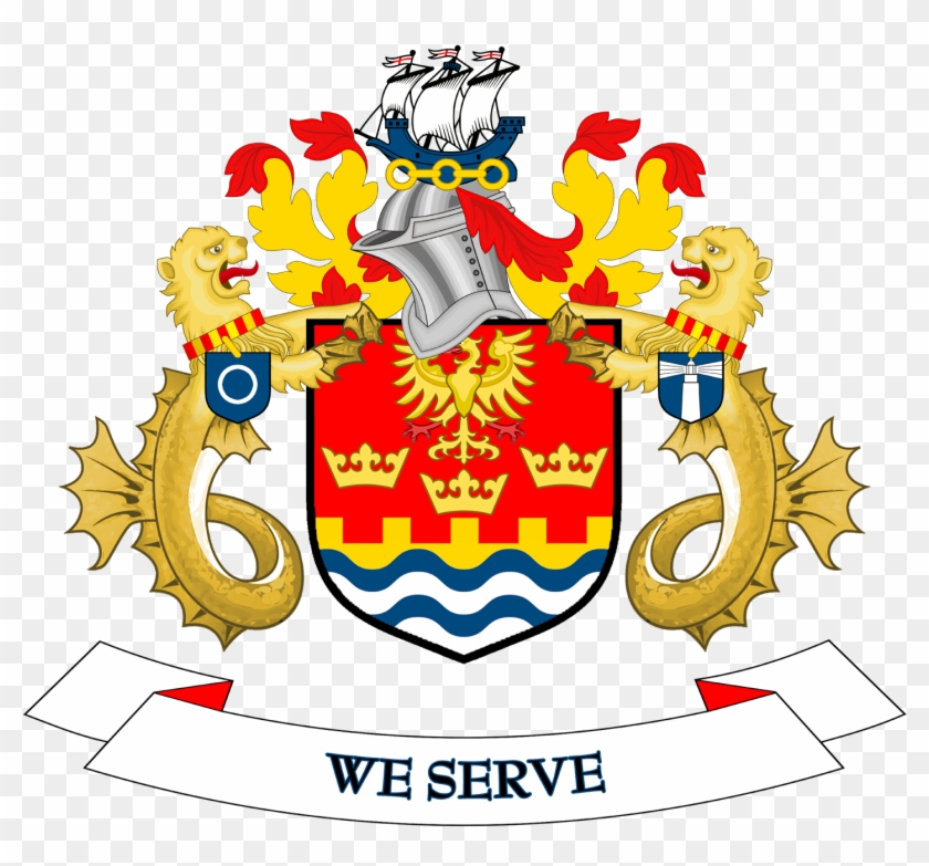 Coat Of Arms Of North Tyneside Metropolitan Borough - County Coat Of Arms Clipart