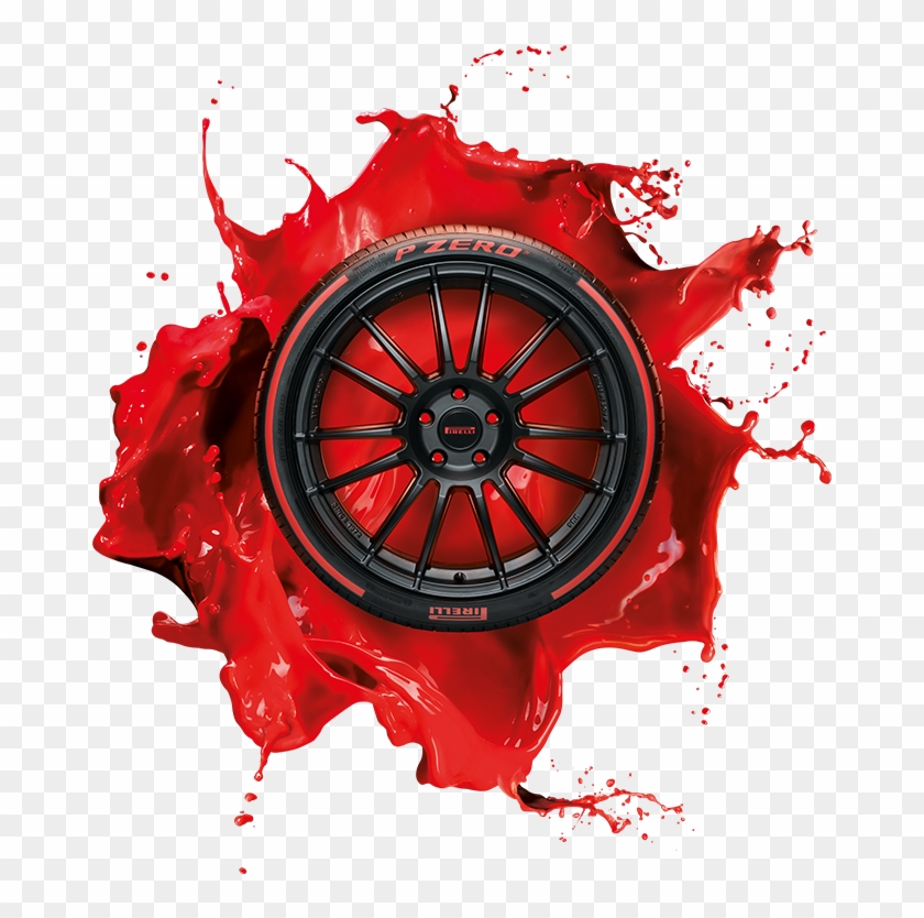 Today Pirelli Applies Colour To Road Tyres As Well - Pirelli Color Tyres Clipart #5756034
