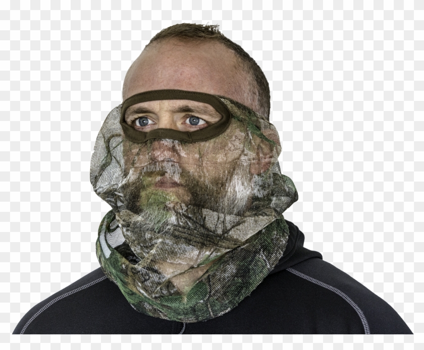 3/4 Net Facemask Realtree® Edge Camo Clipart