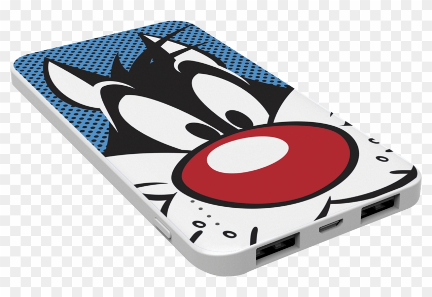 Power Essentials™ 3/4 Dotty Sylvestre - Power Bank Looney Tunes Clipart