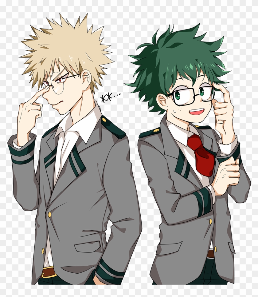 Boku No Hero Academia Katsuki Bakugou Midoriya - Bakugou And Midoriya Clipart