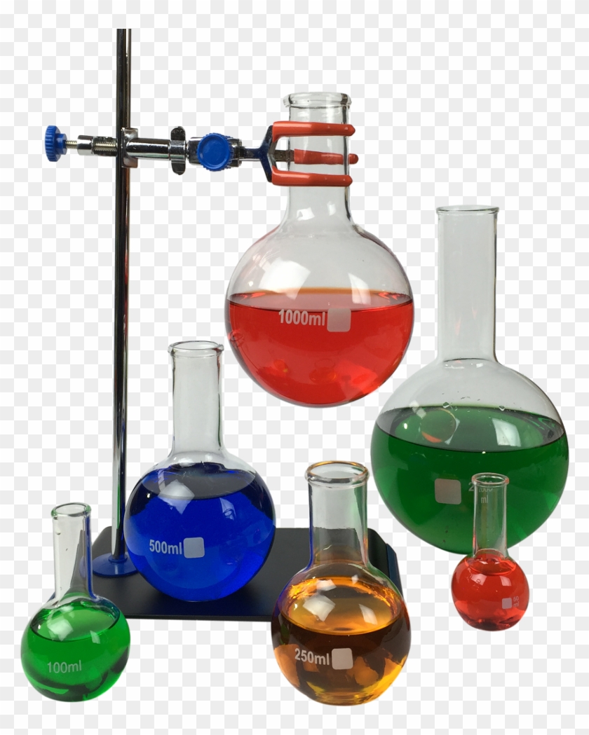 Boroscilicate Glass Boiling Flasks In A Range Of Sizes - Science Flasks Png Clipart #5757160