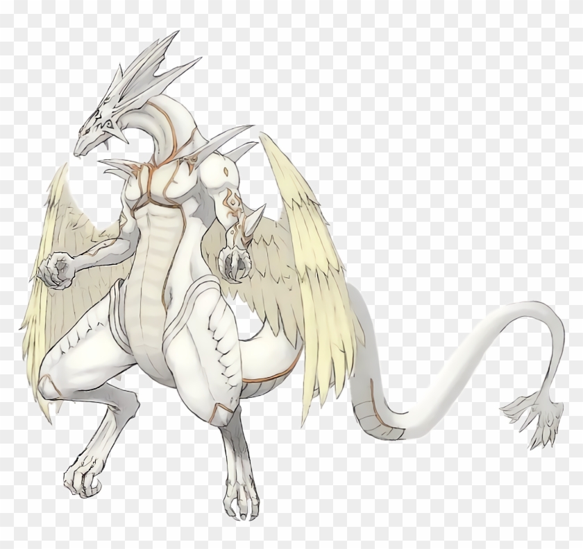White Fire Png - Fire Emblem Manakete Dragon Clipart