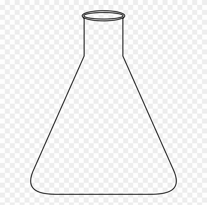 Erlenmeyer Flask Laboratory Flasks Laboratory Glassware - Erlenmeyerkolben Png Clipart #5757481