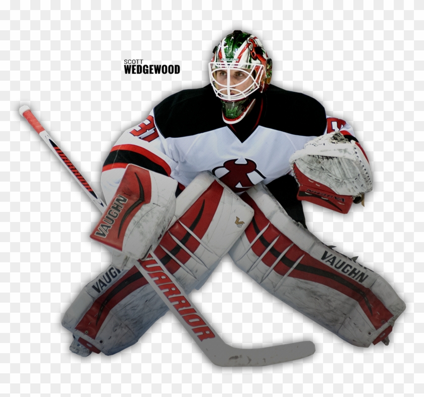 New Jersey Devils Preseason Game - Goaltender Clipart