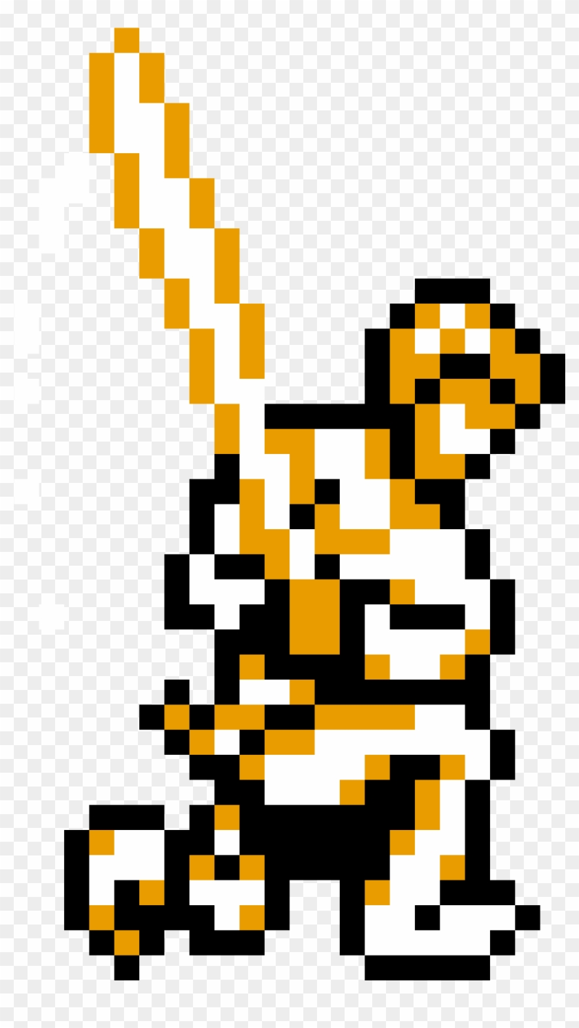 Luke Lightsaber - Snapchat Logo Pixel Art Clipart