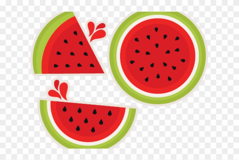 Watermelon Clipart Cute - Clip Art - Png Download #5758542