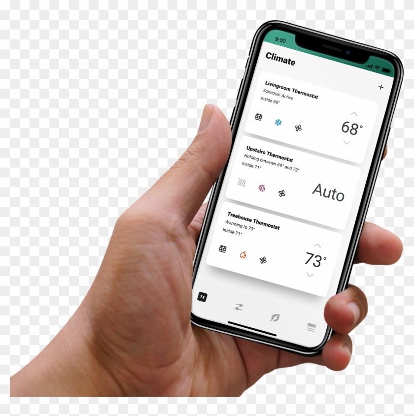 Smart Home Iphone@3x - Free Iphone X Mockup Hand Clipart