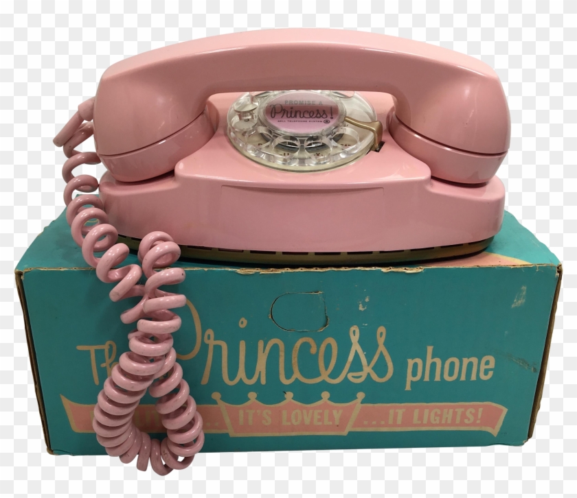 Pink 1964 Princess Rotary Dial Telephone On Chairish - Corded Phone Clipart