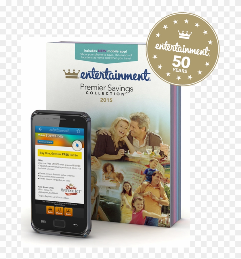 Entertainment Book - Smartphone Clipart #5758867