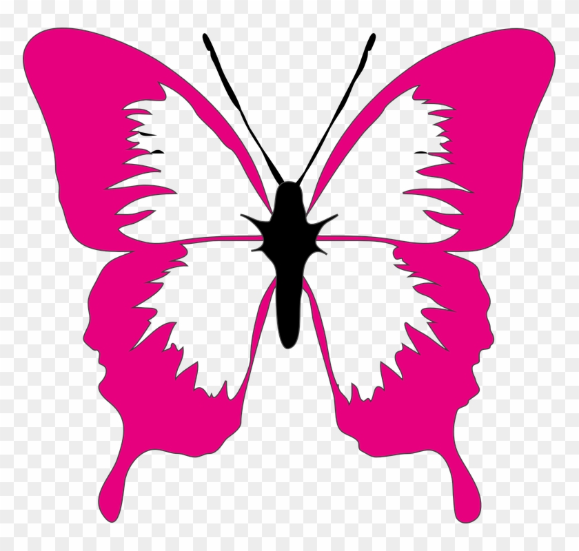 Cute Butterfly Clipart - Colorful Butterflies Clip Art - Png Download #5759661