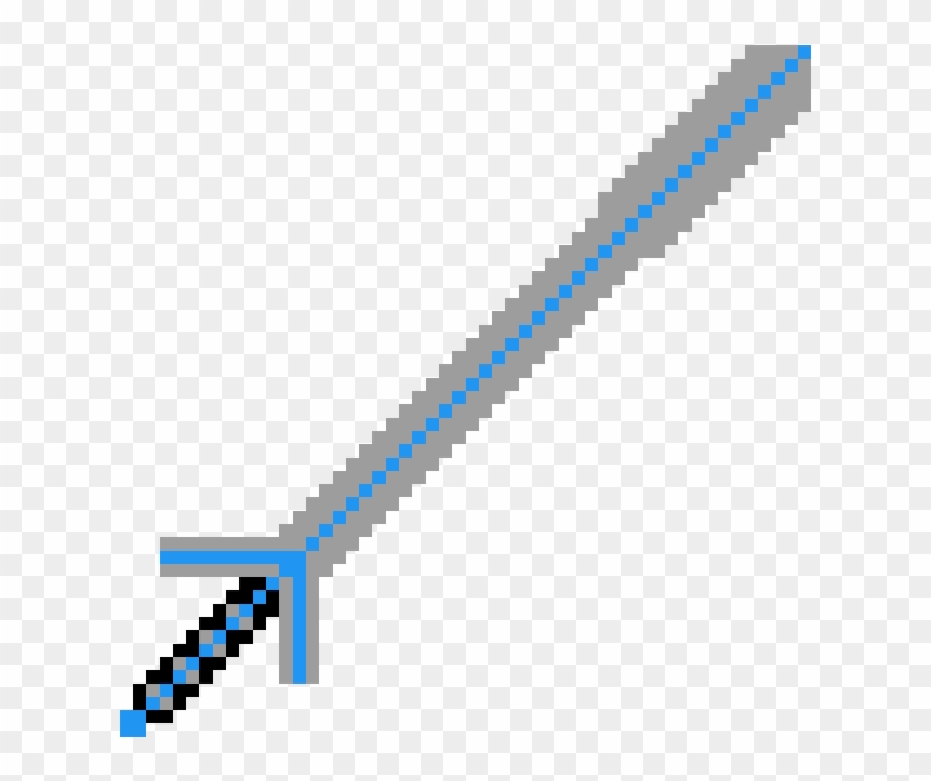 Electric Blue , Png Download - Diamentowy Miecz Z Minecraft Clipart