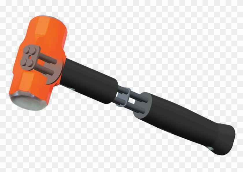 Sledge Hammer With 16" Handle - Lump Hammer Clipart