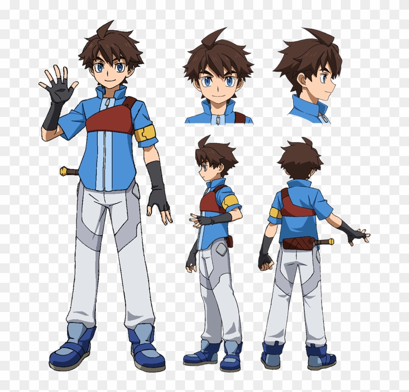 Gundam Build Divers - Gundam Build Divers Characters Clipart