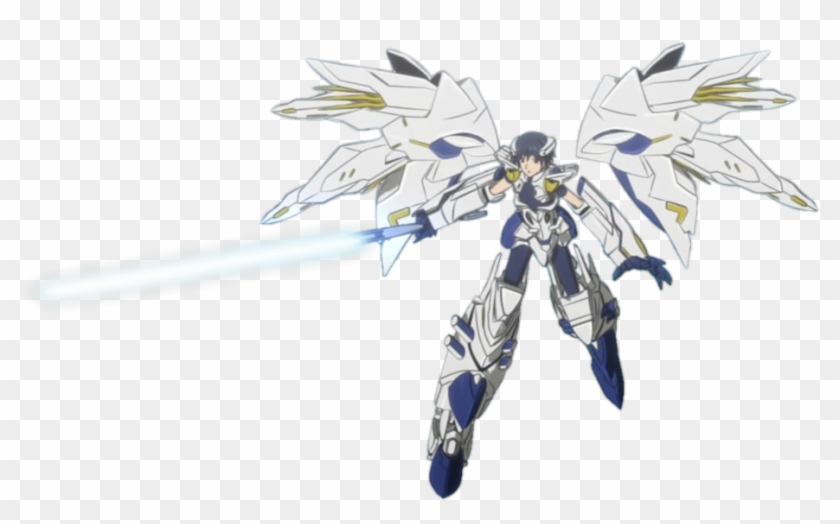 Big Wings, And Big Energy Sword, Shake It Around A - Infinite Stratos Ichika Byakushiki Clipart #5761354