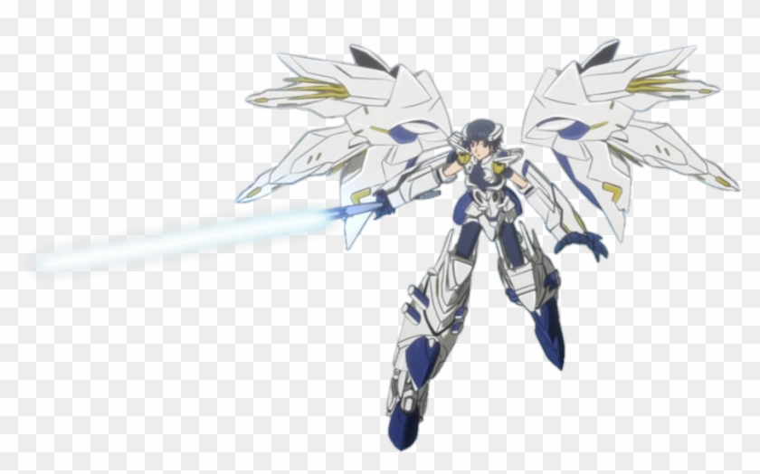 Big Wings, And Big Energy Sword, Shake It Around A - Infinite Stratos Ichika Byakushiki Clipart