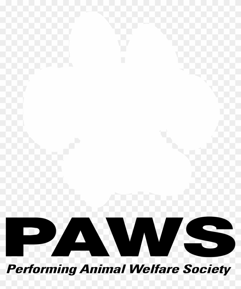 Paws Logo Black And White - Alpha Imaging Clipart #5761430