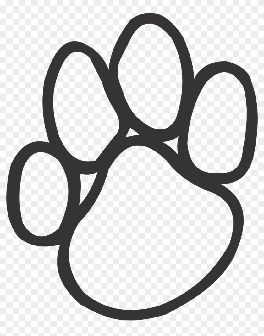 Paw - Circle Clipart