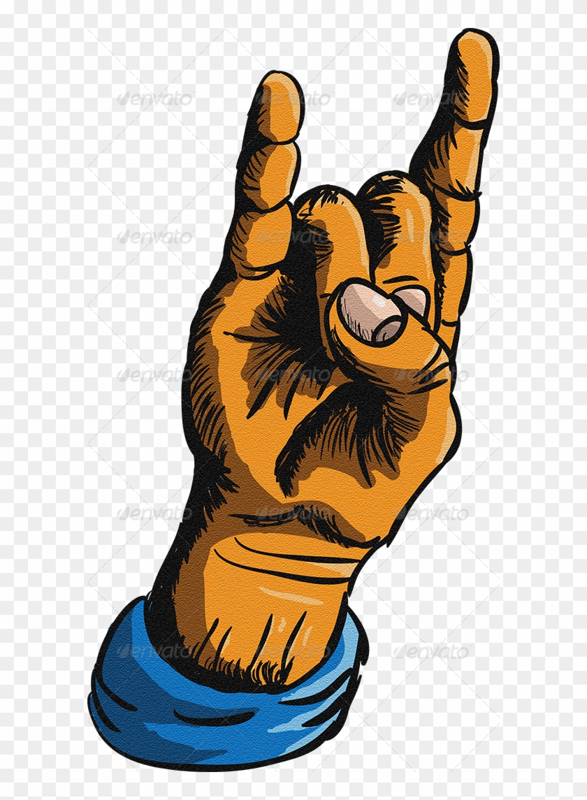 Transparent Rock Hand Png Clipart #5761794