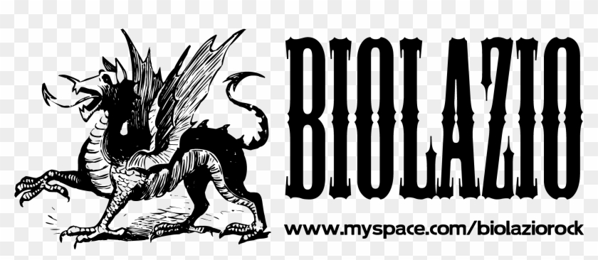 Biolazio Rock Band Logo2 - Wandtattoo Drache Clipart