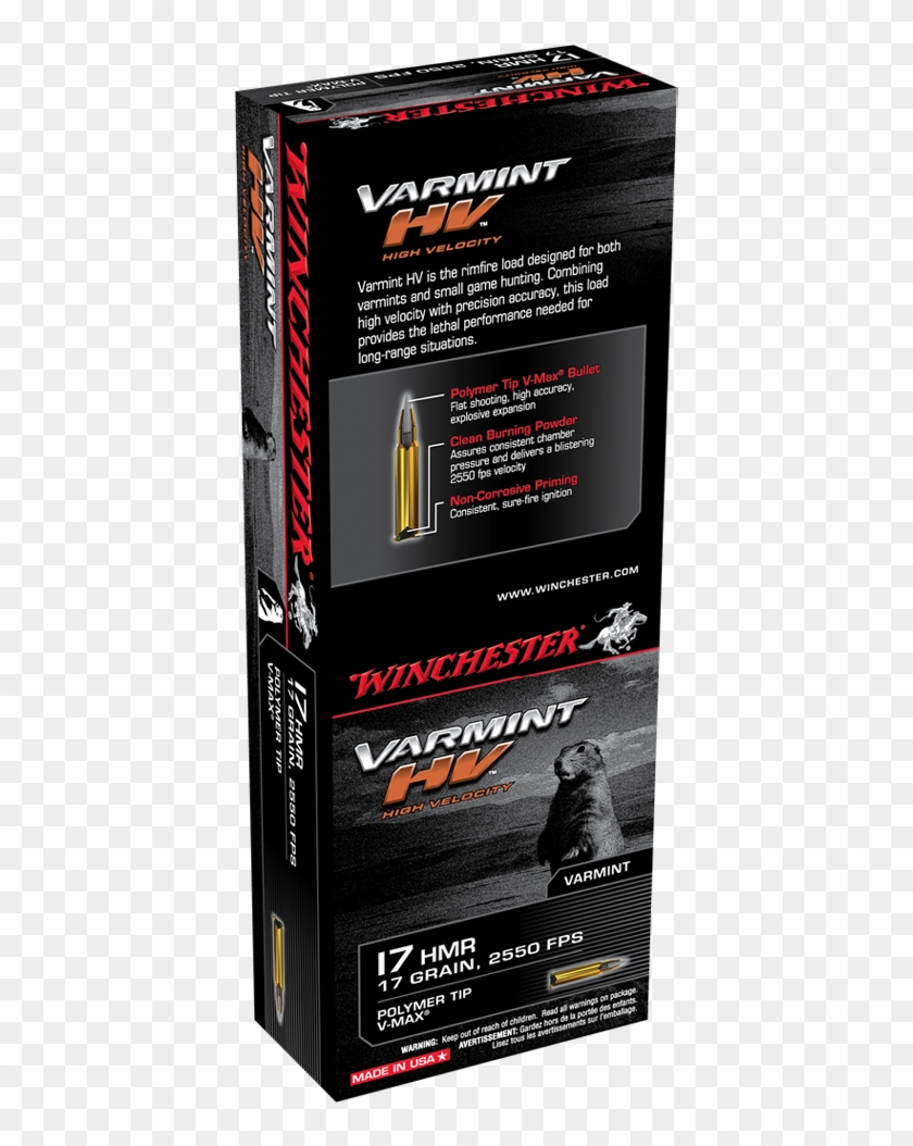 Winchester Varmint Hv 17hmr 17gr - Windscreen Wiper Clipart