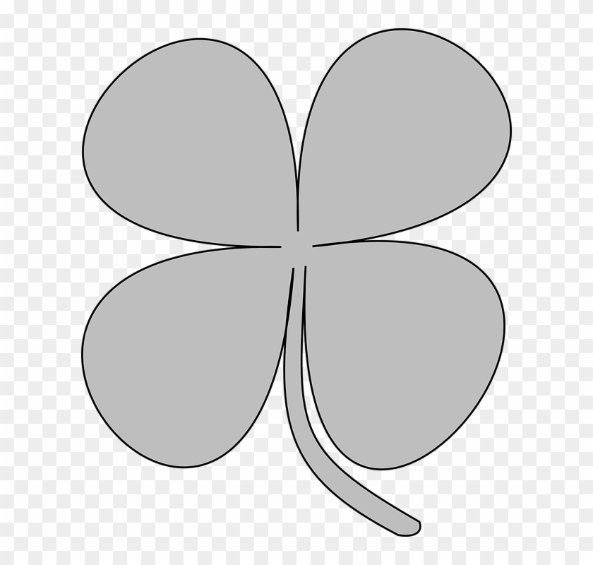 Shamrock Clover Four-leaf Clover Lucky Luck - Детелина Пнг Clipart #5762121