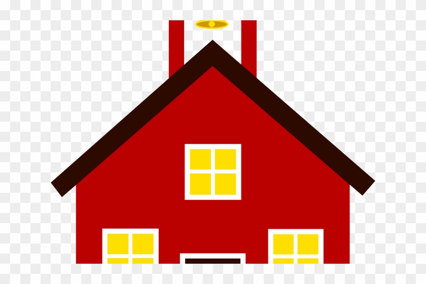 Schoolhouse Cliparts - Cute School House Clip Art - Png Download #5762749
