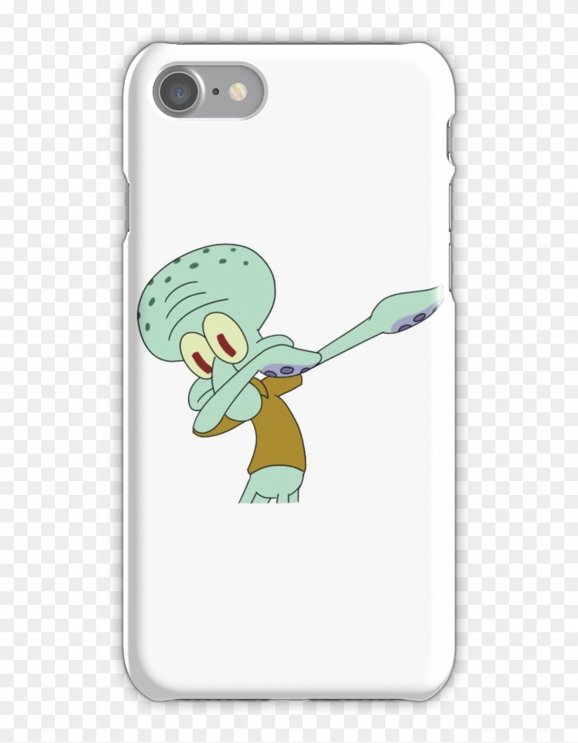 Dabbing Squidward Sticker Iphone 7 Snap Case - Squidward Meme Dab Clipart #5762902