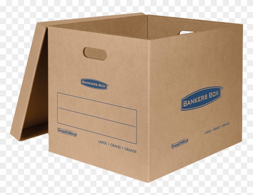 Shipping Boxes - Cardboard Moving Box Clipart